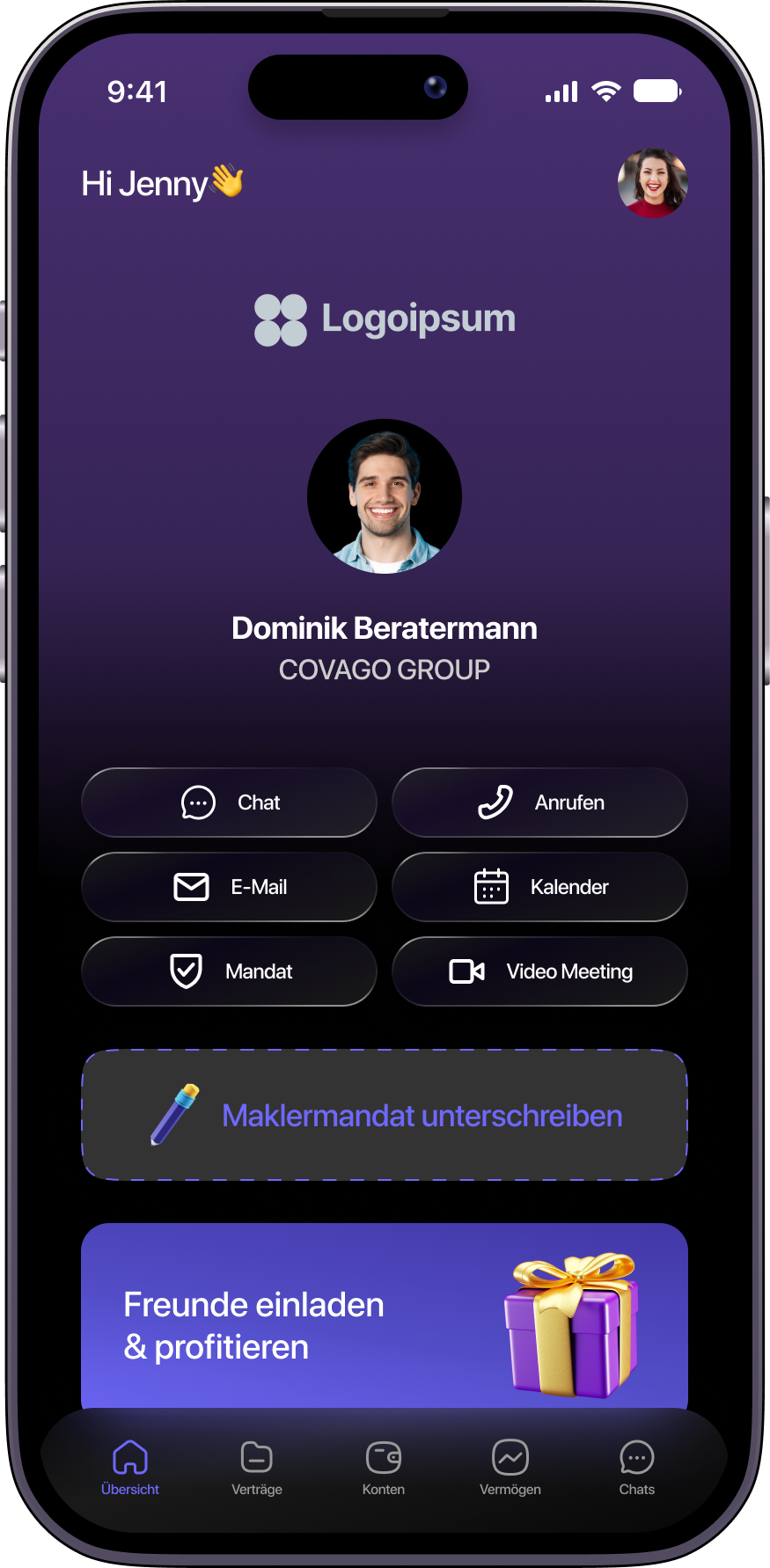 Vinlivt Web-App – Finanzübersicht im Browser